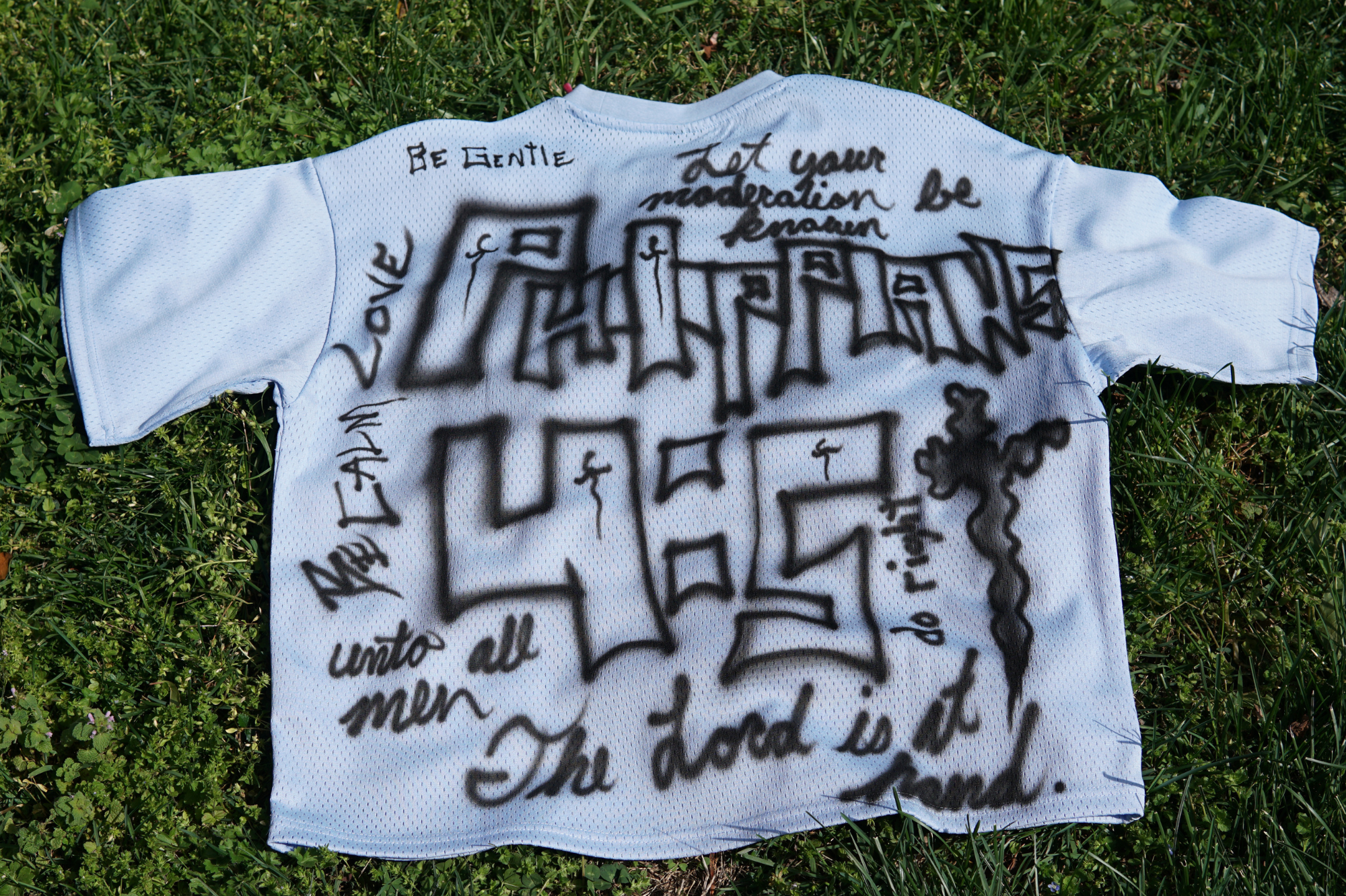 Graffiti Heart Jersey T-Shirt