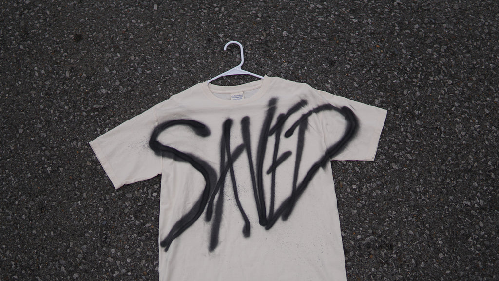Graffiti Saved Tee |  White