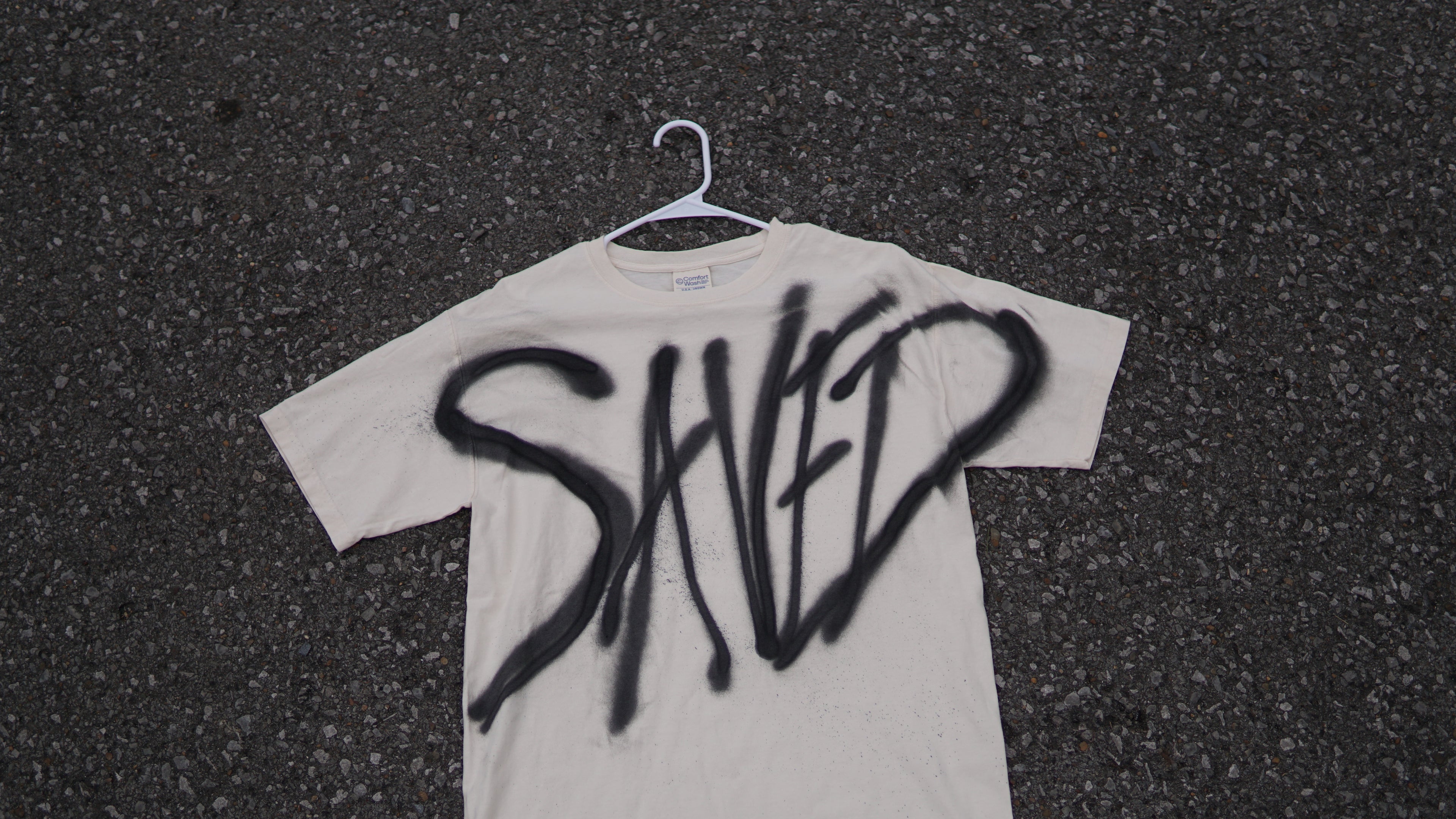 Graffiti Saved Tee |  White