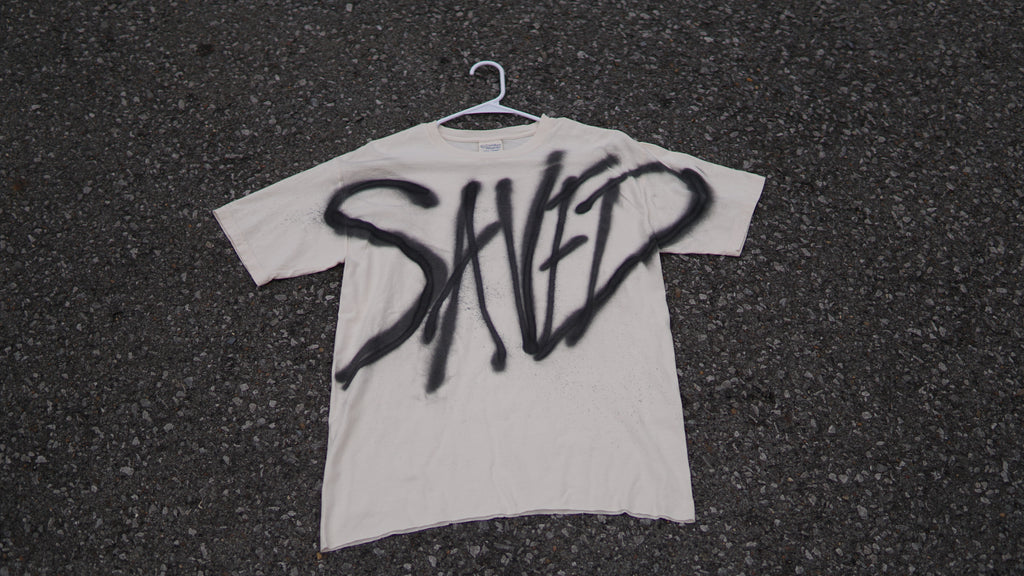 Graffiti Saved Tee |  White