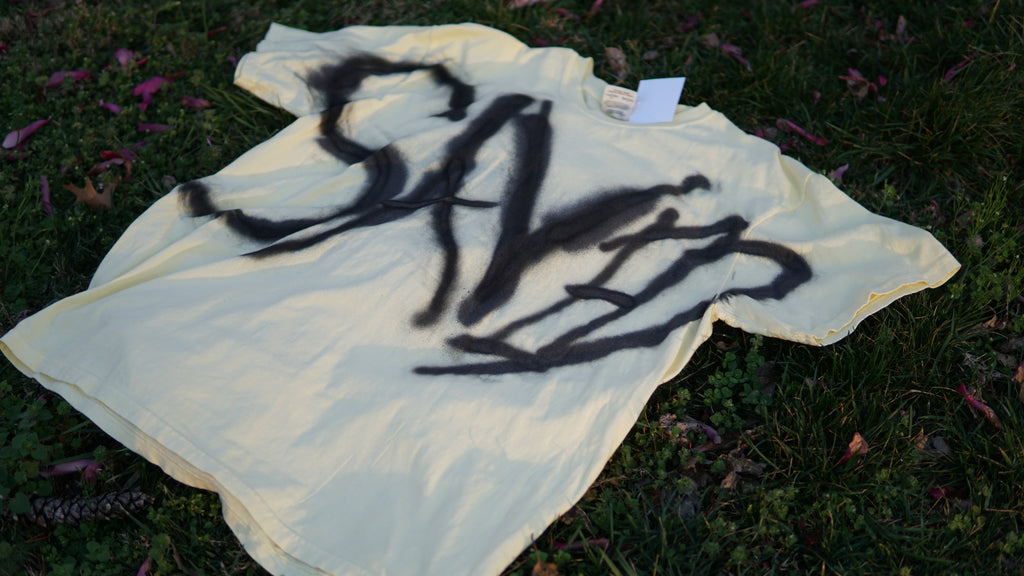 Graffiti Saved Tee |  Yellow