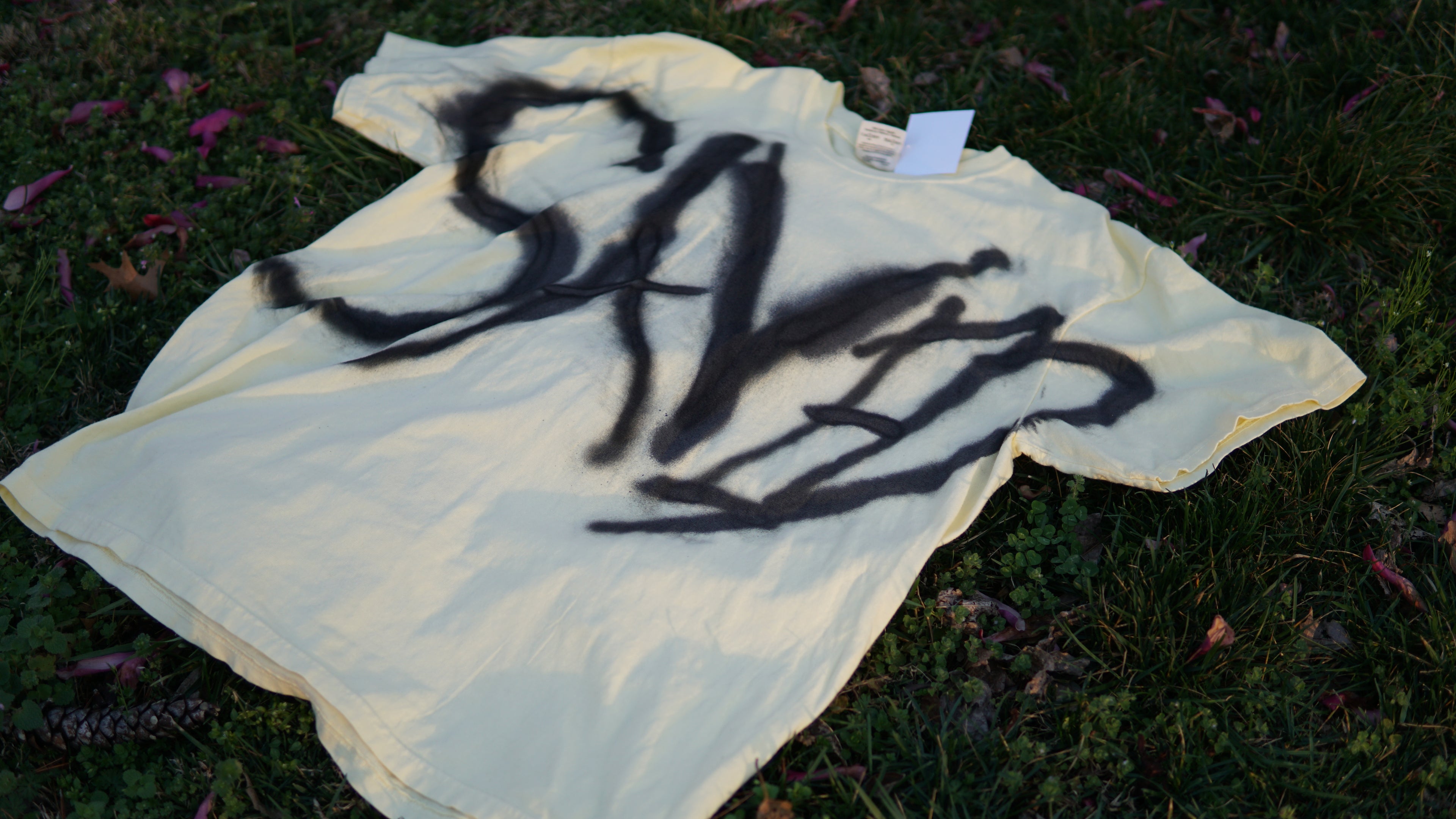 Graffiti Saved Tee |  Yellow