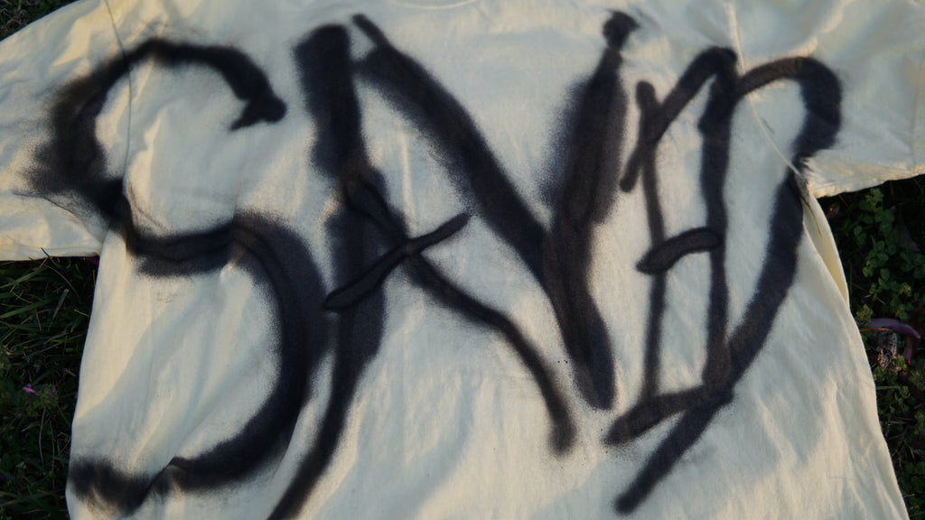 Graffiti Saved Tee |  Yellow
