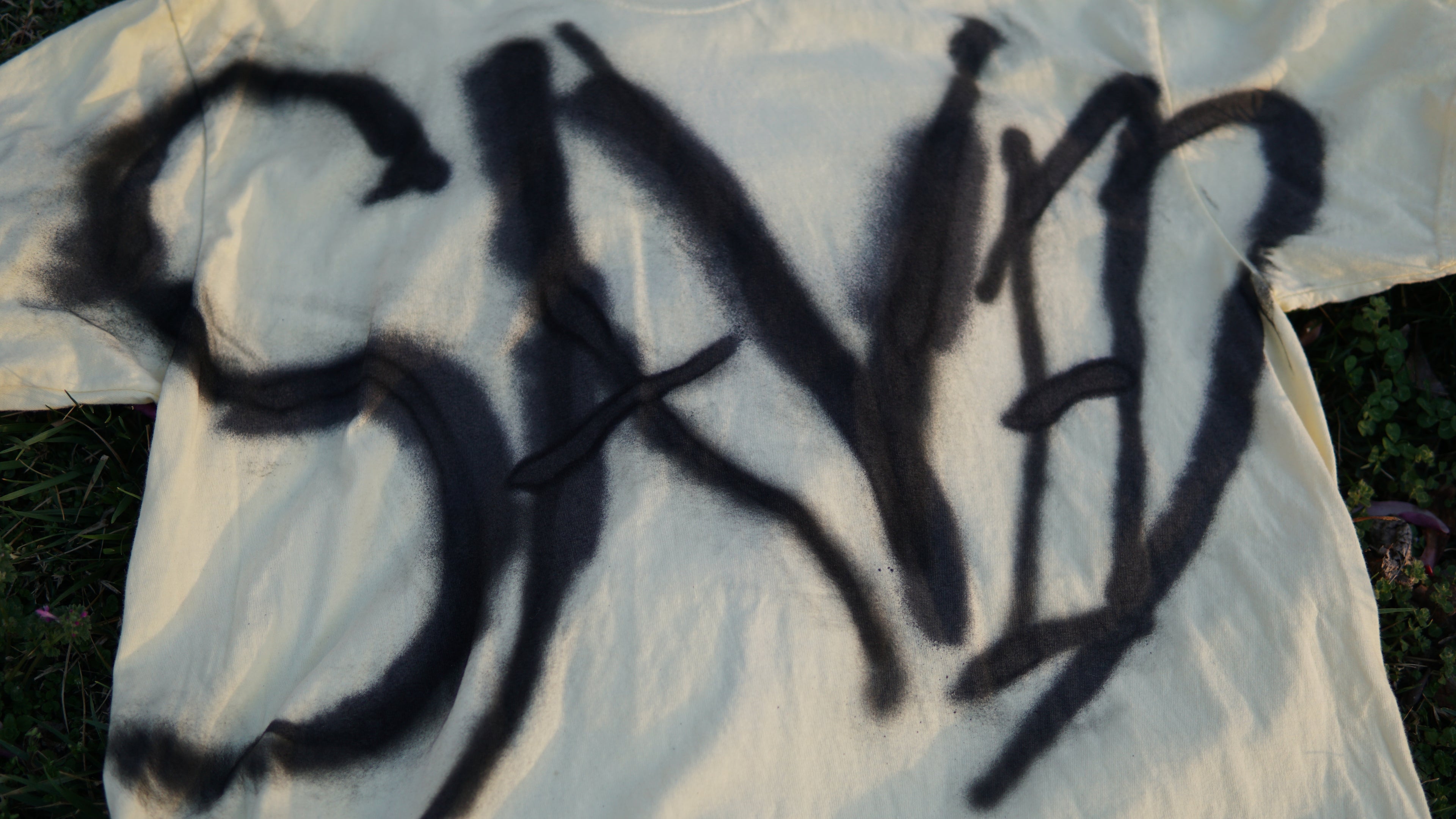 Graffiti Saved Tee |  Yellow