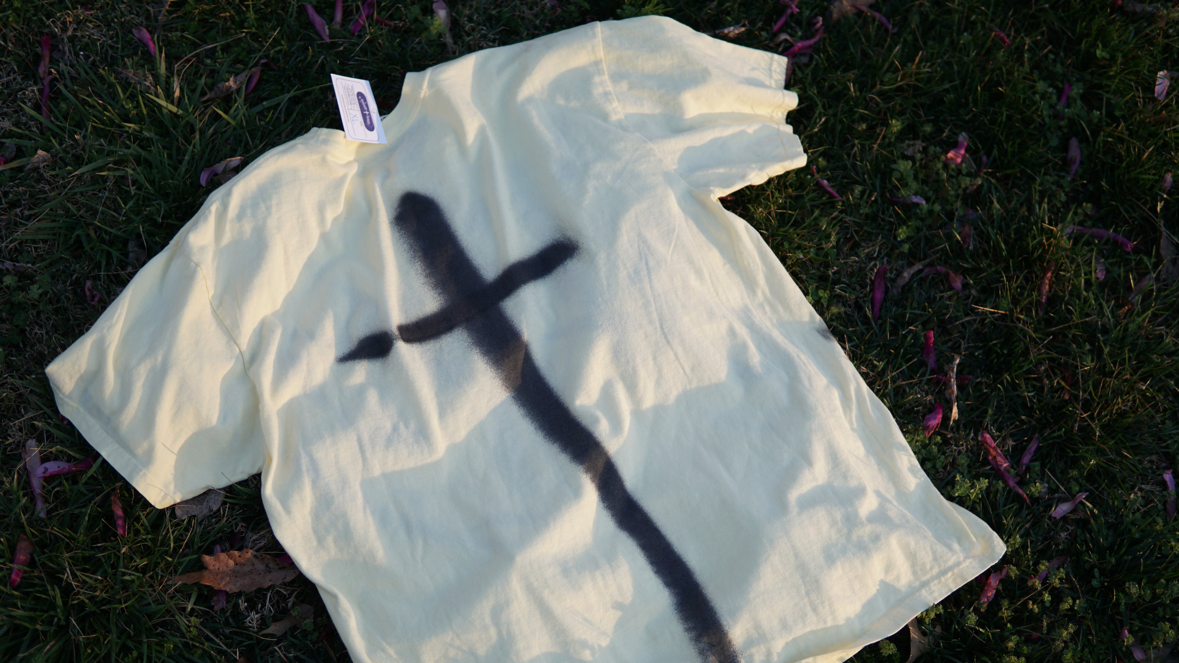 Graffiti Saved Tee |  Yellow