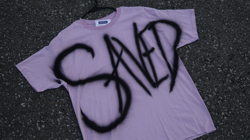 Graffiti Saved Tee | Lavender