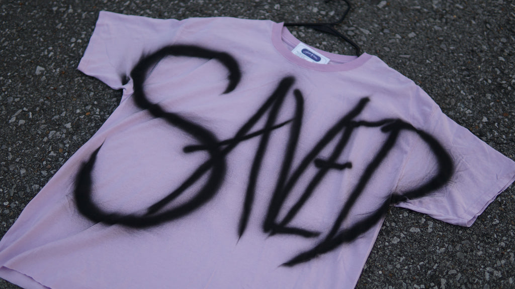 Graffiti Saved Tee | Lavender