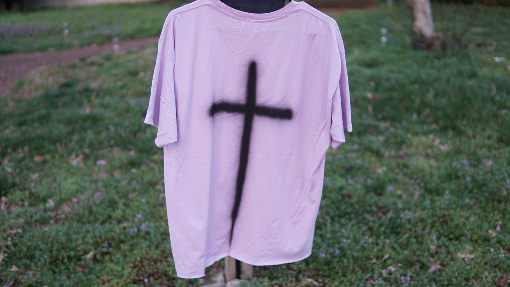Graffiti Saved Tee | Lavender