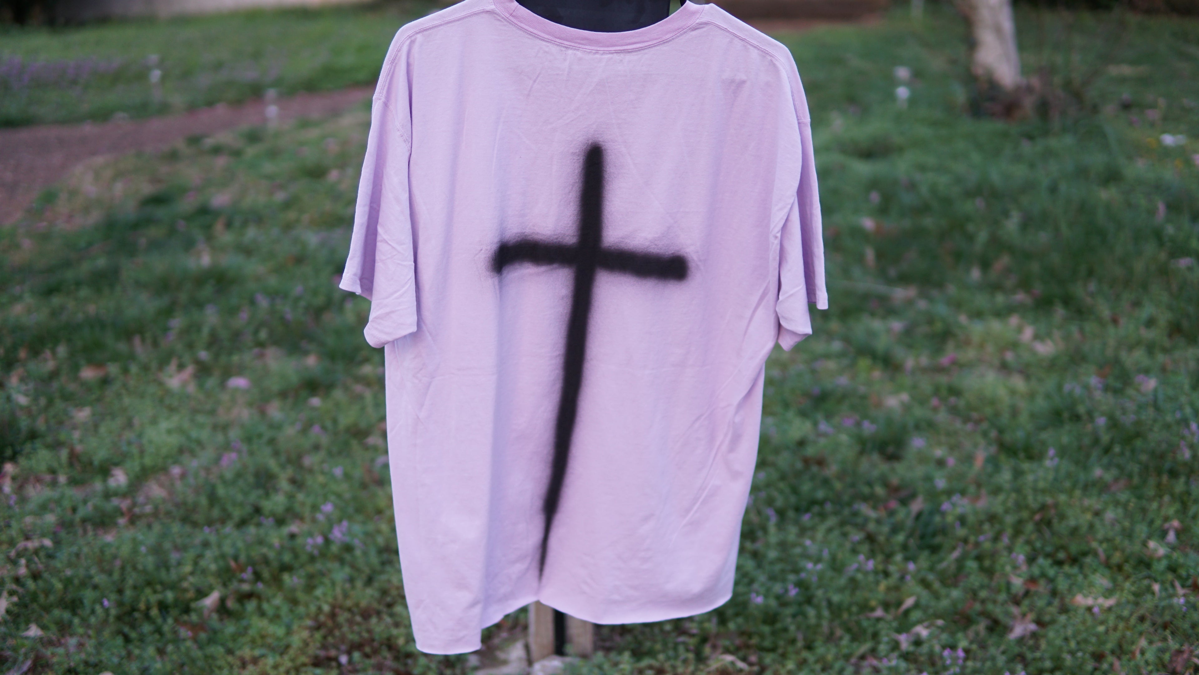 Graffiti Saved Tee | Lavender