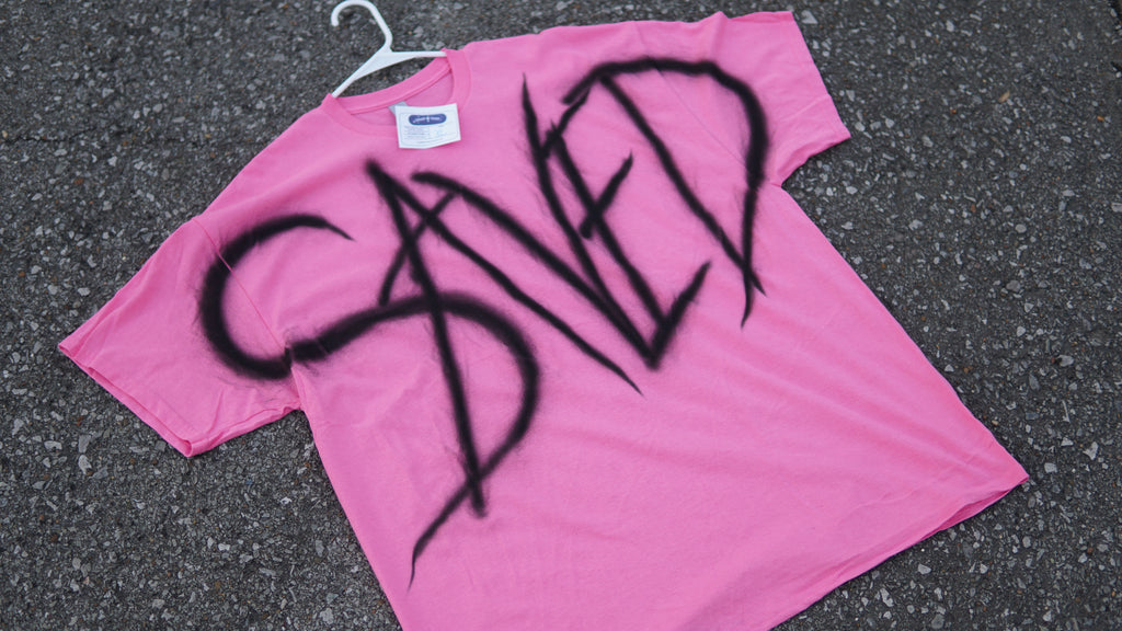 Graffiti Saved Tee |  Pink