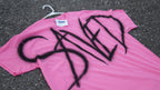 Graffiti Saved Tee |  Pink