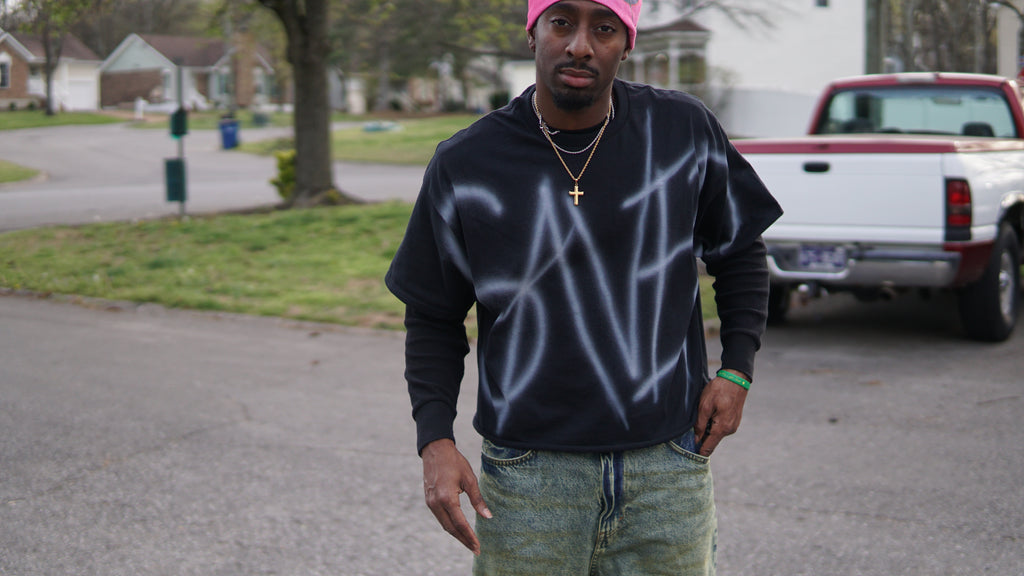 Graffiti Saved Tee |  Black