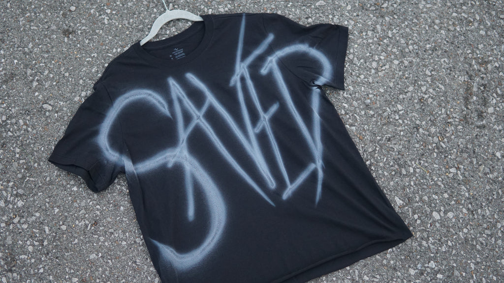 Graffiti Saved Tee |  Black