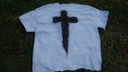 Graffiti Saved Tee |  Light Blue