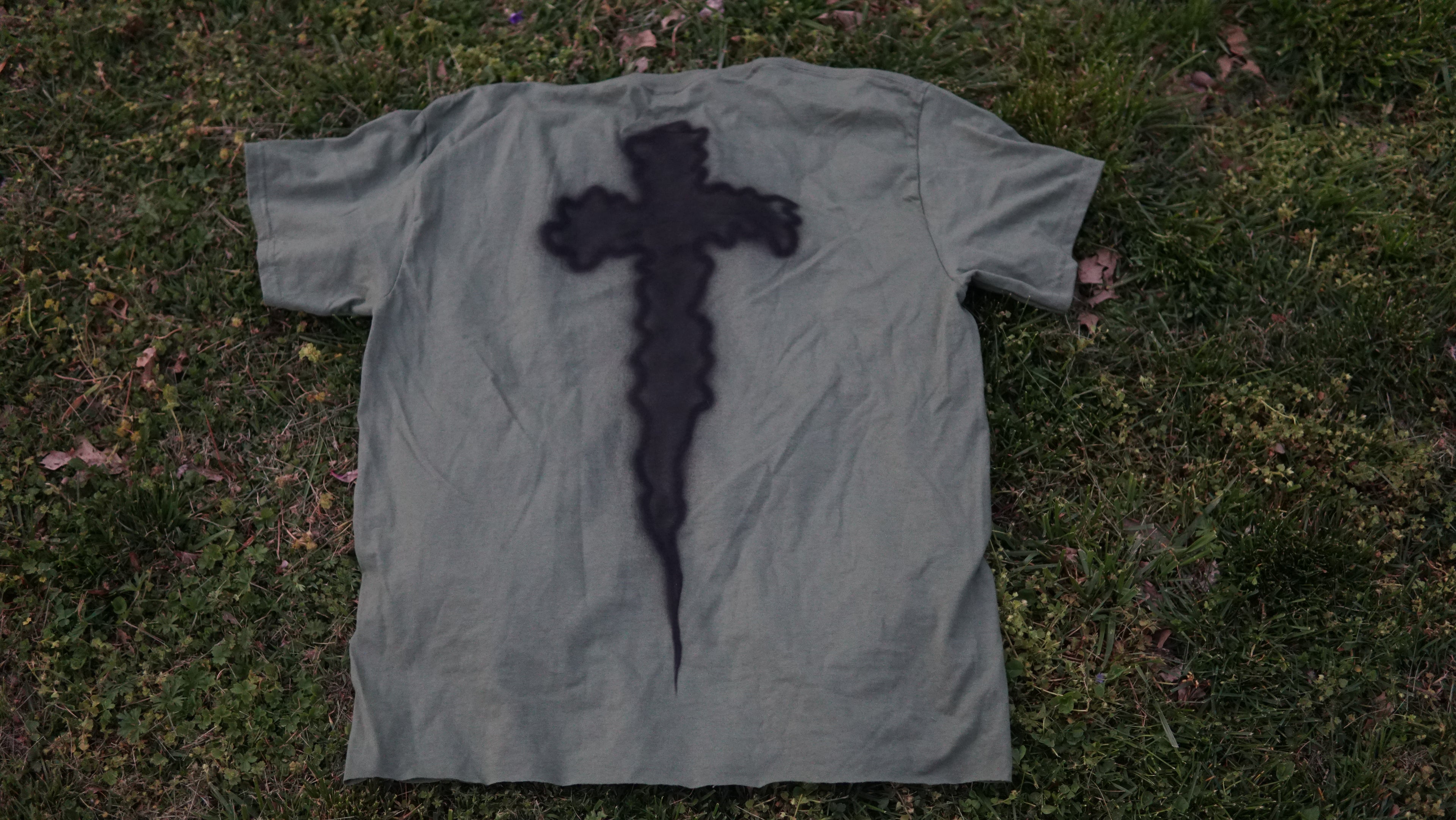 Graffiti Saved Tee |  Sage