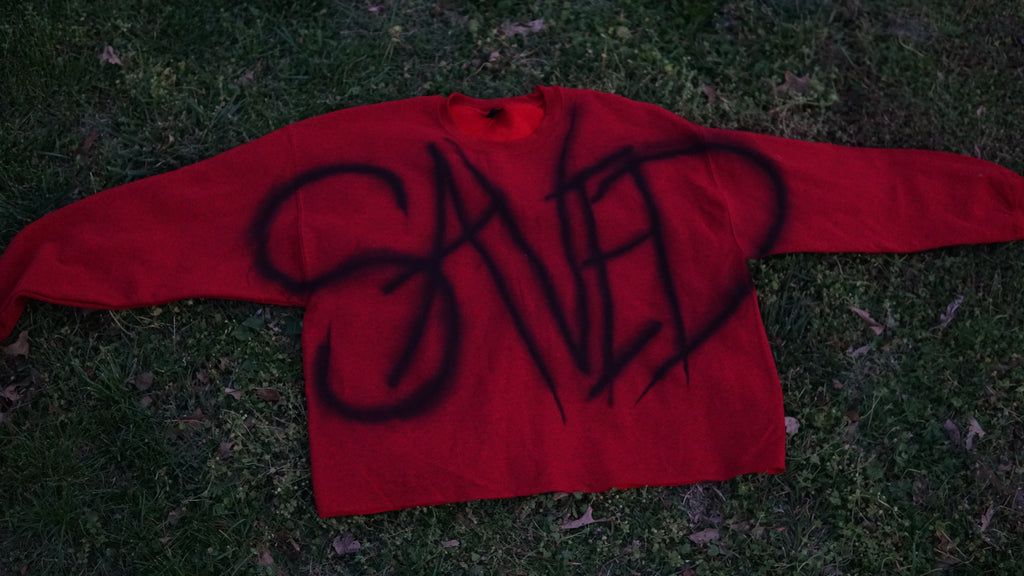 Graffiti Saved Long Sleeves | Red