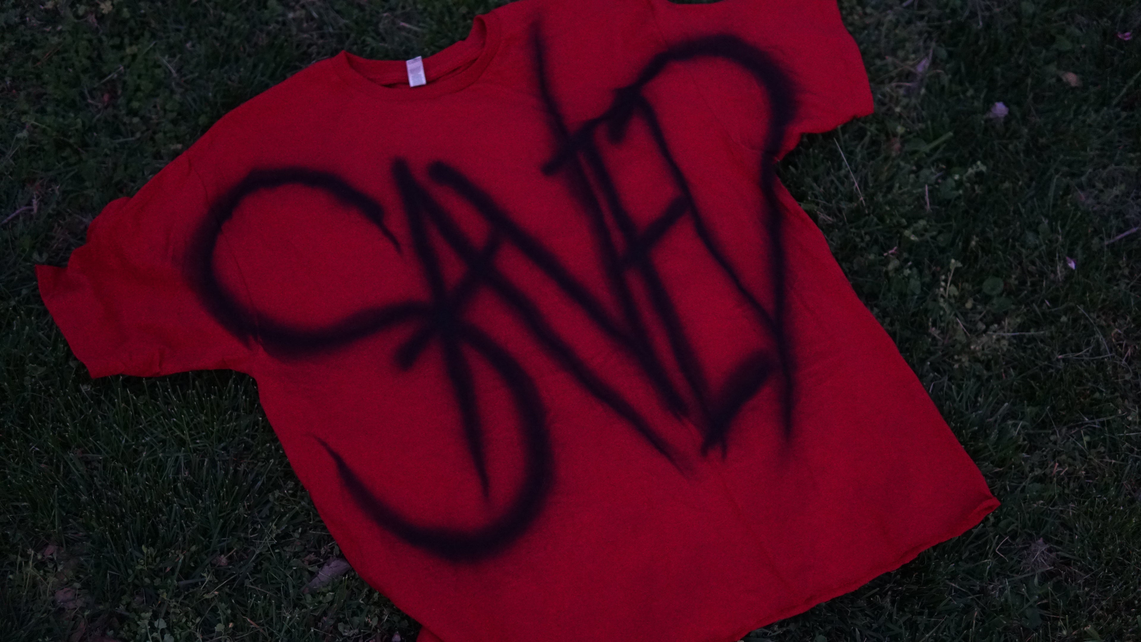 Graffiti Saved Tee | Red